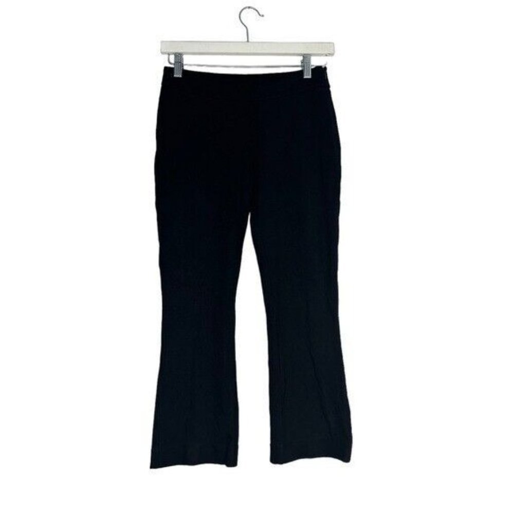 Cabi 3394 Kingston Cropped Black Trousers Pants Sz 2 Ponte Stretch Chelsea Chic - Picture 3 of 12